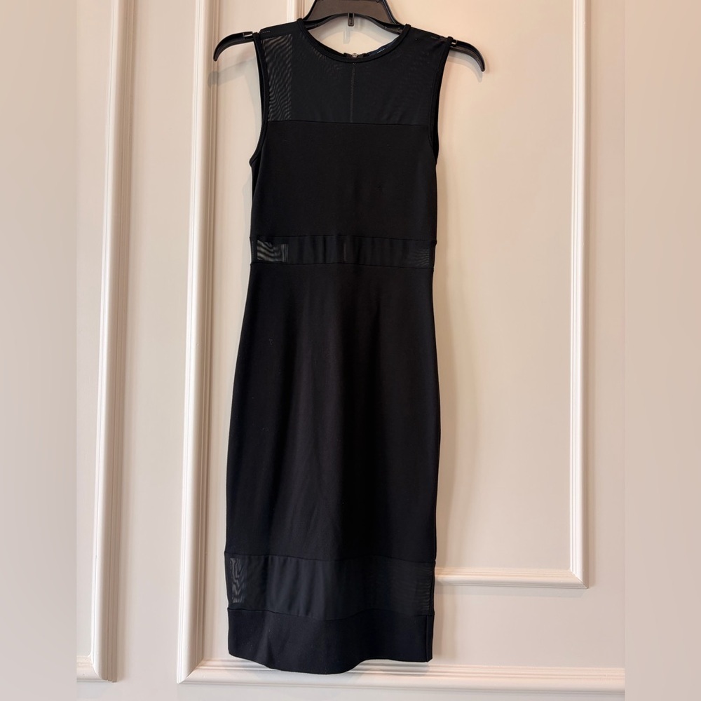 French Connection Black Midi Dress